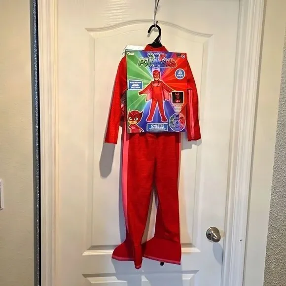 BRAND NEW HALLOWEEN TODDLER DELUXE PJ MASKS OWLETTE HALLOWEEN COSTUME JUMPSUIT - Picture 2 of 16
